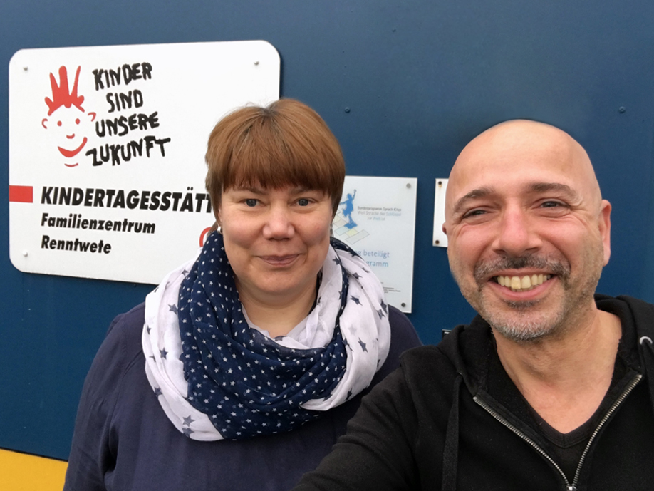 Kooperation mit der AWO Kindertagesstätte Renntwete in Blomberg | Bülent Sezen und Viola Link