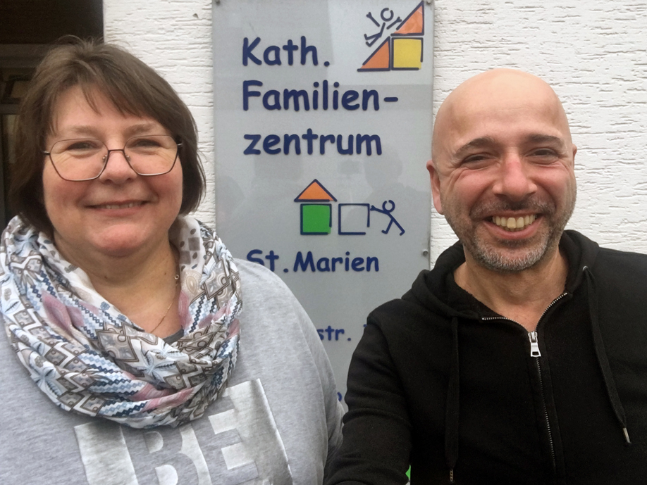 Kooperation mit dem Katholischen Familienzentrum St. Marien in Steinheim | Eva-Maria Kappelhoff und Bülent Sezen